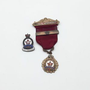 Royal Canadian Legion Medals -Past President